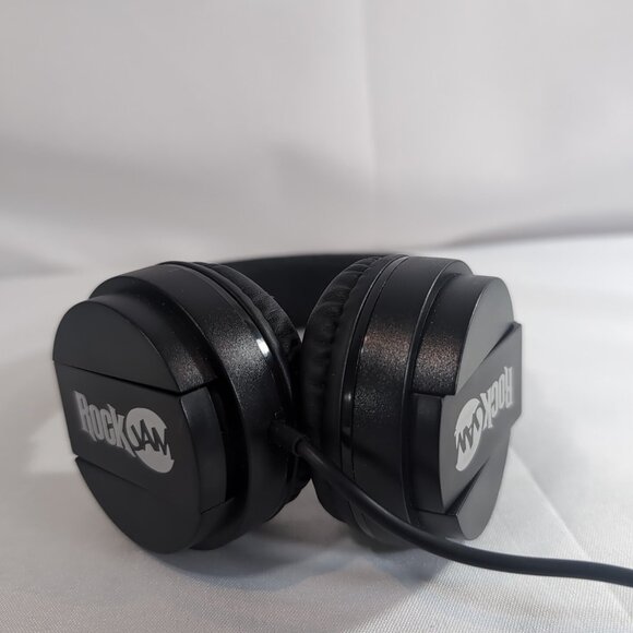 Rock Jam Wired  Adjustable Headphones Rockjam Keyboard Piano Music Black TESTED - Picture 10 of 11